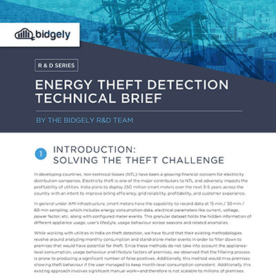 Energy Theft Detection Technical Brief by R&D Team