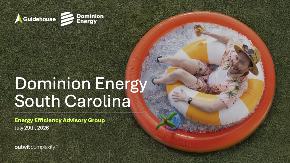 Dominion Energy South Carolina DSM Program Results