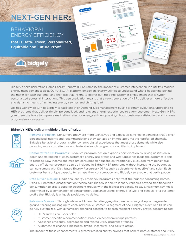 Next-Gen Home Energy Reports Solution Brief