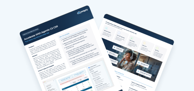 Accelerate With Agentic CX CSR