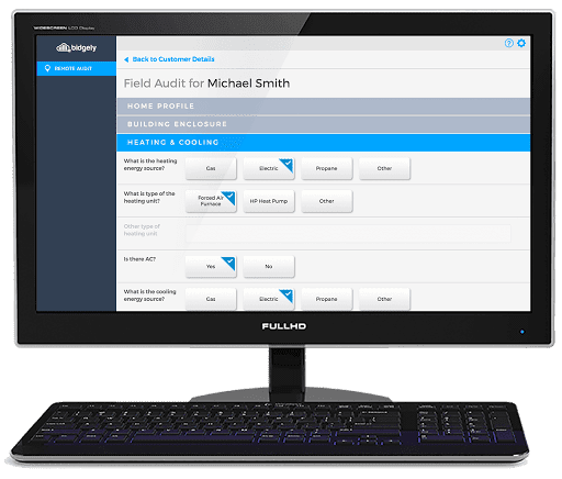 Bidgely Remote Audit a Utility Call Center Solution